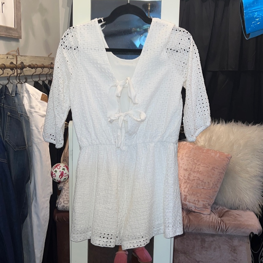 Open back romper